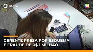 Gerente de banco é presa por fraude de R$ 1 milhão em empréstimos contra idosos no RJ | #SBTManha