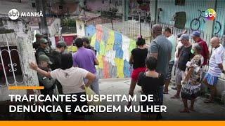 Traficante desconfia de denúncia, invade casa, agride mulher e incendeia imóvel | #SBTManha