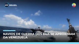 Navios de guerra dos EUA se aproximam da Venezuela; ONU condena ataques