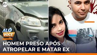 Vídeo mostra momento em que mulher é atropelada duas vezes pelo ex em SP | #AloVoce