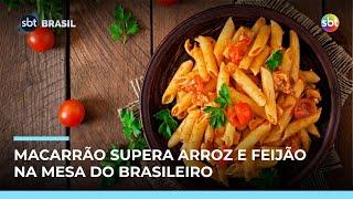 Mais barato e prático, macarrão supera arroz e feijão na mesa do brasileiro