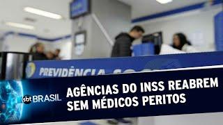 Agências do INSS reabrem sem médicos peritos para atendimento aos segurados | SBT Brasil (14/09/20)