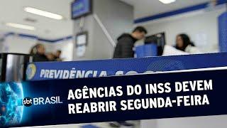 Agências do INSS devem retomar atendimento presencial na próxima segunda (14)| SBT Brasil (10/09/20)