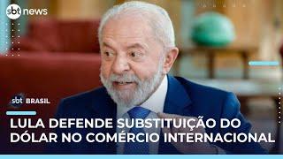 Lula defende uso de moedas locais no comércio internacional antes de encontro com Trump | #SBTBrasil