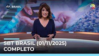 Assista à íntegra do SBT Brasil deste sábado (01/11/2025)