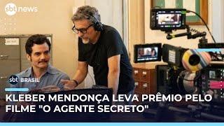 Kleber Mendonça Filho é premiado pela Critics Choice por "O Agente Secreto" | #SBTBrasil