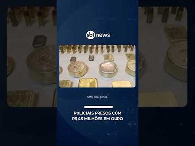 Policiais são presos com R$ 45 milhões em barras de ouro após denúncia anônima no AM | #SBTNoticias