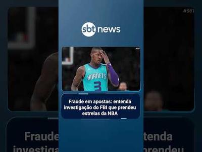 FBI prende 31 suspeitos de fraude envolvendo apostas na NBA, incluindo Billups e Rozier | #SBTBrasil