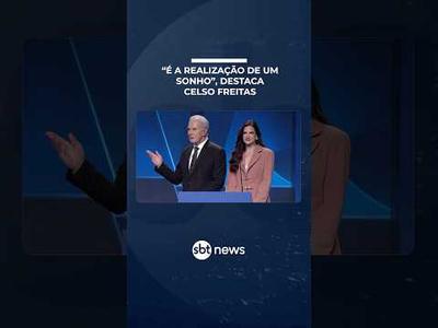 “É a realização de um sonho da emissora", destaca Celso Freitas