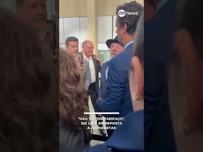 "Não vai ter tarifaço", diz Lula em reposta a jornalistas | #SBTNews
