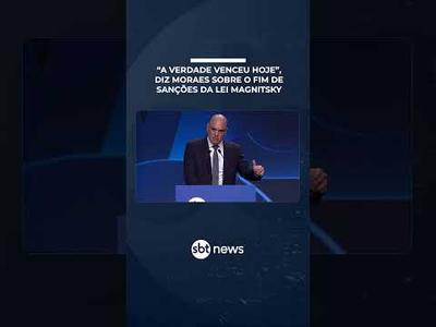 "A verdade venceu hoje", diz Moraes sobre o fim de sanções da Lei Magnitsky