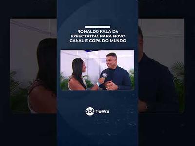 Ronaldo fala da expectativa para novo canal do SBT News e Copa do Mundo