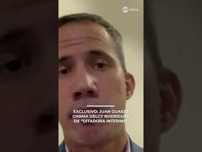 Exclusivo: Juan Guaidó chama Delcy Rodríguez de “ditadora interina”