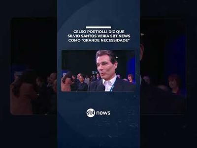 Celso Portiolli diz que Silvio Santos veria SBT News como "grande necessidade"