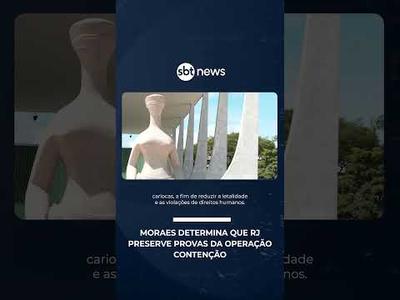 Moraes determina que RJ preserve provas da megaoperação que deixou 121 mortos | #SBTNotícias