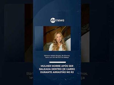 Polícia investiga morte de bancária durante tiroteio na Linha Amarela no Rio | #SBTBrasil