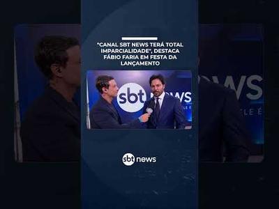 "Canal do SBT News terá total imparcialidade", destaca Fábio Faria em festa de lançamento