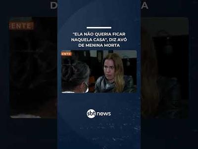 “Ela não queria ficar naquela casa”, diz avó de menina encontrada enterrada em quintal | #SBTManhã