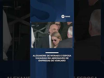 Alexandre de Moraes e esposa viajaram em aeronaves de empresas de Vorcaro, diz jornal | #RadarNews