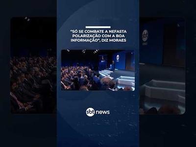 "Só se combate a nefasta polarização com a boa informação", diz Moraes