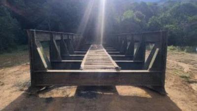 Ponte histórica furtada é encontrada no interior de Minas