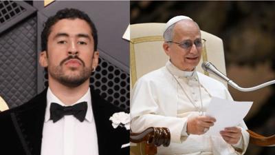 Papa Leão XIV se reúne com Bad Bunny em Madri 