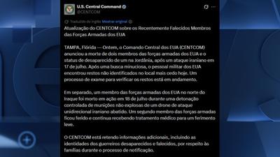 Militar dos EUA morre em operação para desativar arma do Irã