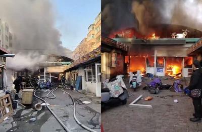 Incêndio em mercado mata oito pessoas na China