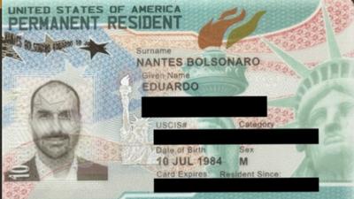 Governo Trump concede green card a Eduardo Bolsonaro