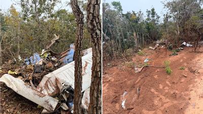 Avião de pequeno porte cai e deixa 2 mortos em MS