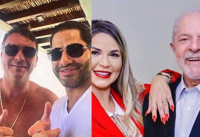 Campanha de Flávio mira foto de Lula e Deolane