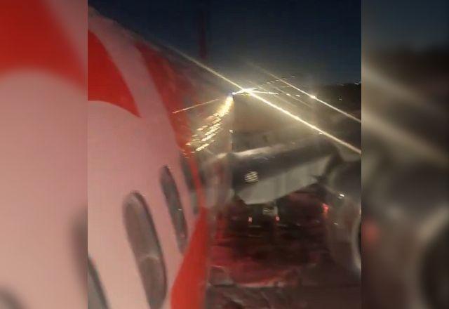 Avião da Gol colide com carro de manutenção durante decolagem no Aeroporto do Galeão