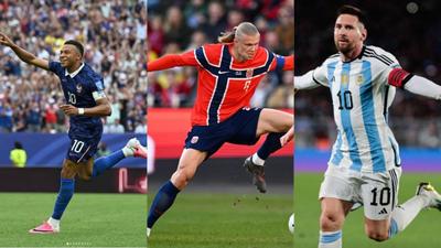Mbappé, Haaland e Messi brigam pela artilharia; veja ranking