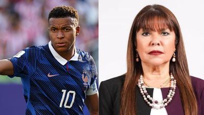Mbappé responde a ataque racista de senadora do Paraguai