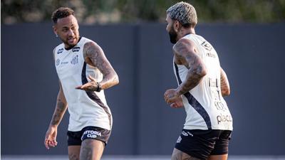 Neymar e Gabigol são preservados para jogo da Sula