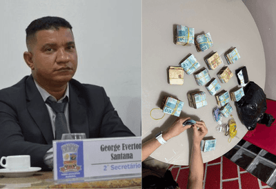 Vereador George da Ruinha é preso com R$ 155 mil em operação contra crime organizado