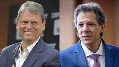 Pesquisa: Tarcísio tem 46% e Haddad 33% no 1º turno em SP