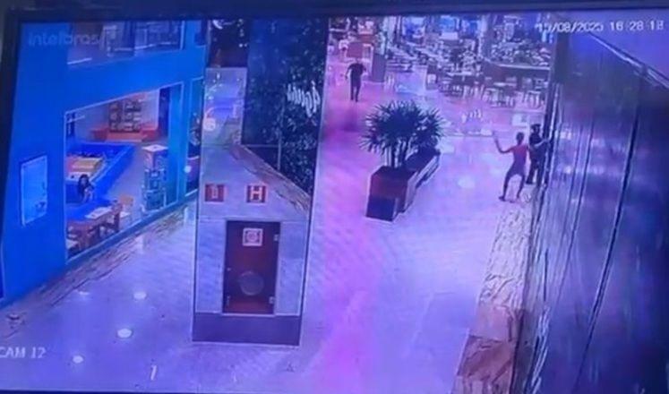 Mulher é agredida por homem em situação de rua dentro de shopping do DF