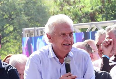 Caiado mira eleitor de Flávio e desafia Lula para debates