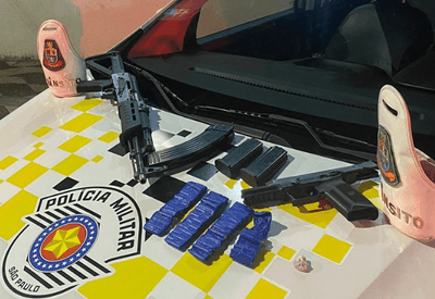 Passageira é presa com fuzil e munições em ônibus com destino a SP