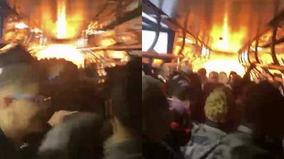 Vídeo flagra explosão em trem que parou três linhas em SP