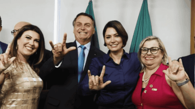 Michelle diz que política de surdos é legado de Bolsonaro
