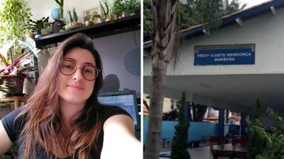 Professora não quer voltar à sala após caso de vidro na água