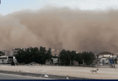 Tempestade de areia no Iraque leva milhares aos hospitais e paralisa serviços