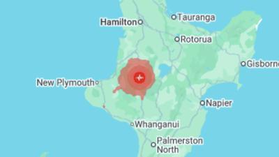 Terremoto de magnitude 5,8 atinge a Nova Zelândia