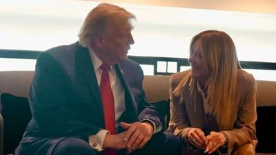 Meloni nega ter 'implorado' foto com Trump durante o G7