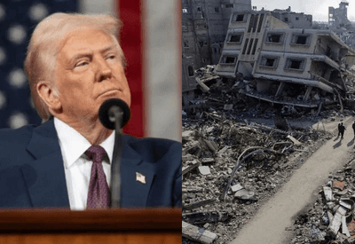 Trump sugere que EUA assumam controle da Faixa de Gaza durante viagem ao Oriente Médio
