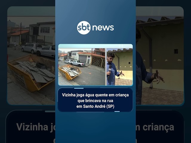 Vizinha joga água quente em criança após reclamação sobre futebol na rua | #AloVoce