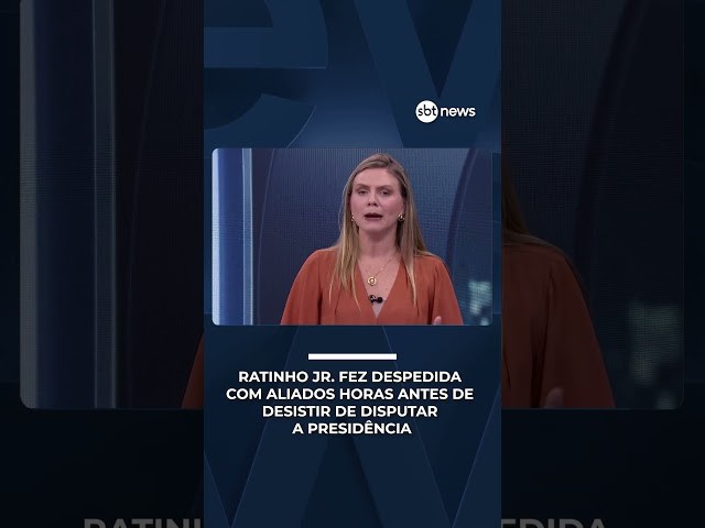 Ratinho Jr. fez despedida com aliados horas antes de desistir de disputar a presidência | #NewsNoite