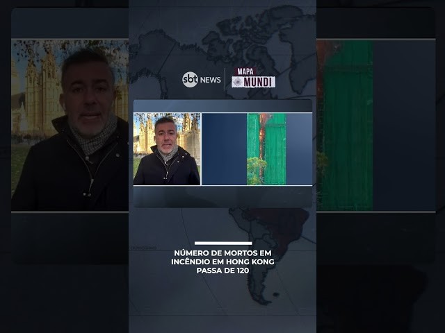 Número de mortos em incêndio em Hong Kong passa de 120; 200 continuam desaparecidos